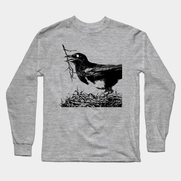 Crow me a river Long Sleeve T-Shirt by vvilczy